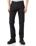 Dickies Men's Tough Max Duck Carpenter Pant, Stonewashed Black, 32 30