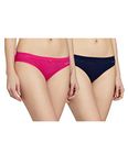 Van Heusen Women Bikini Panty - Cotton Spandex - Pack Of 2 - Anti Bacterial, No Marks Waistband, Moisture Wicking, Moderate Coverage_11110_Assorted_XL