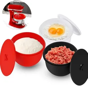 Silicone Bowl Liners for 6 Qt Kitchen Mixers, Silicone Liners for Kitchen Tilt-Head 6 Qt Mixers, Mixer Attachments and Accessories, Replacement Mixers Bowls (MIX-3pcs,6 QT)