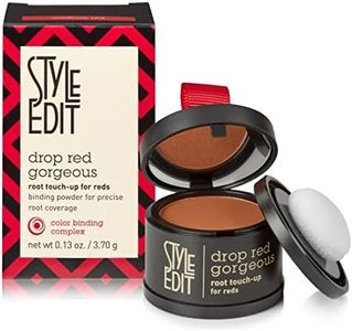 Style Edit Root Touch Up Powder for Medium Red Hair | Cover Up Hair Color for Grays and Roots Coverage | Mineral Infused Binding Hairline Powder | 0.13 oz. Tub