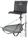 Hawk Helium Kickback LVL Hang-On Comfortable Aluminum Big Game Hunting Tree Stand with Adjustable 26" x 31.5" Platform & 21" x 15"x 15" Seat