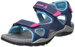 Kamik Girls' Lobster 2 Waterproof Sport Sandal Light Navy 13 Medium US