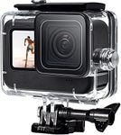 FitStill 60M/196FT Waterproof Case for Go Pro Hero 13/ Hero 12/ Hero 11/ Hero 10/ Hero 9 Black, Protective Underwater Dive Housing Shell with Bracket Accessories for Go Pro Hero 13/12/11/10/9 black