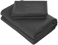 PRIME BEDDING Bed Sheet Set - Brushed Microfiber 2000 Bedding - Wrinkle, Fade, Stain Resistant - 4 Piece (Full, Black)