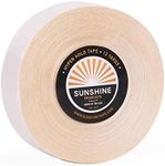 Sunshine Maximum Wear Hair System Tape Roll - Hyper Hold Wig Tape - Hypoallergenic No Shine Adhesive Tape - 2-4 Week Hold - 1'' x 12 yds