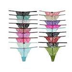 COLOROSES Pack of 6 Women Lacy G-St