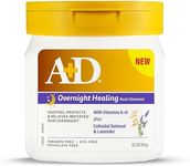 A+D Overnight Healing Diaper Rash Ointment - Soothes, Protects & Relieves Diaper Rash Overnight with Lavender & Colloidal Oatmeal - Healing Ointment for Red, Itchy, Irritated Skin - 15.2 oz Jar