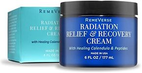 RemeVerse Radiation Relief Cream - Unscented with Hyaluronic Acid, Peptides & Calendula - Supports Recovery & Helps Ease Inflammation - Soothe & Hydrate Sensitive Skin, Radiation Burns - 6 fl oz