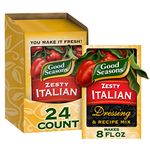 Good Seasons Salad Dressing & Recipe Mix, Zesty Italian, .6-Ounce Packets (Pack of 24)