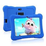 PRITOM Kids Tablets 7 Inch, WiFi Tablets for Children, Android 10, 32GB ROM,Toddler Tablet, BT, Dual Camera, Parental Control,Kids Software Pre-Installed for Educating, Gaming（Dark Blue）