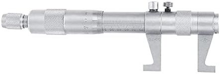 Inside Micrometer, 25 to 50mm/50 to 75mm Inner Diameter Measuring Tool with Alloy Head for Measuring Various Internal(50 to 75MM)