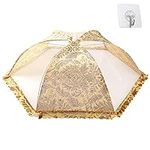 TQHY for Food Cover,Dish cover,Fruit cover With punch-free hook,Pop-up mesh food cover tent, suitable for home, outdoor, tent, party picnic, barbecue, reusable and foldable (Royal style)