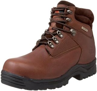 Thorogood Waterproof 6" Oblique Hiker, Brown Waterproof, 10 W US