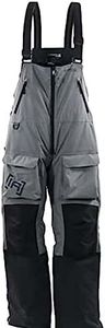 CLAM EdgeX Cold Weather Bib - 2XL (Black/Charcoal) 15108,Multi,One Size
