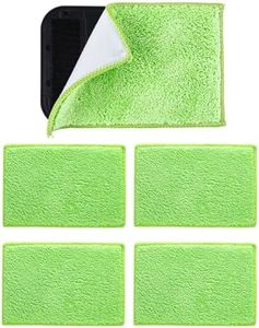 eFuncar 5PACK Microfiber Pads 6 * 4inch Replacement Heads Cover (Green)