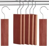 Juvale 16 Pack Cedar Hangers for Closet Storage, Cedarwood Scented Hanging Blocks for Clothes (1.8 x 0.4 x 6.5 in)