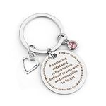 Hightopup Keyring leaving gifts for colleagues women keychain friendship retirement birthday thank you sorry your new job work funny end of term bestie, Silver-11.3-3