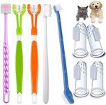 Dogs Toothbrush Set, 2 Triple Heads