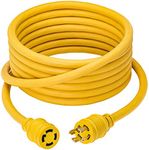 l14-30 Generator Cord 50 Foot JTW Cable, 125/250V 30Amp 7500 Watts UL Certified