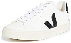 Veja Men's Campo Sneaker, Extra White/Black, 8 Medium US