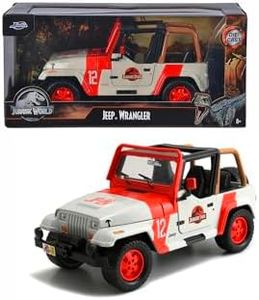 JADA TOYS Coche Jeep Wrangler Jurassic Park 1/24