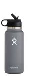 Hydro Flask 32 oz Wide Mouth Straw Lid Stone