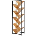 10-Tier Tree Bookshelf, soges Floor Standing Bookcase, Book Display Storage Rack Shelves,Books Holder Organizer for Bedroom, Living Room, Home Office,10JYBJBF01TK-CA