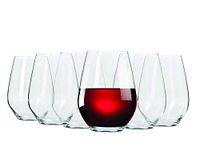 ONFLOW Oval Shape Wide Bottom Beverage Glasses can be Used to Serve Juice, Water, Cold Drinks.(400 ML, Set of 6)