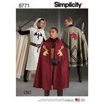 Simplicity Patterns US8771OS Costumes, OS (ONE SIZE)