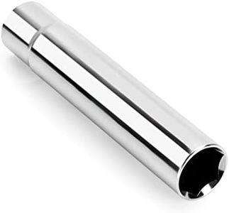 SUCOSO Spike Lug Nuts Socket Key, Stripped Lugnut Remover, 19mm Hex Universal Drive Spike Lugnuts Socket Tool with 5" Tall, Compatible with 14x1.5,14x2.0,9/16-18,1/2-20,12x1.5,12x1.25 Spiked Lug Nut