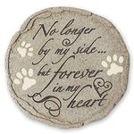 Cat or Dog Grave Marker or Garden Memorial Stone. No Longer By My Side But Forever In My Heart, Rainbow Bridge Pet Memorial Gifts. Waterproof and Weatherproof Pet Plaque, Condolence Gift