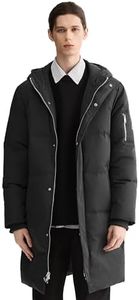 Orolay Men’s Thickened Down Jacket Winter Warm Down Coat Black