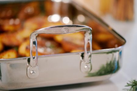 ProWare 35cm Stainless Steel Roasting Pan – Oven Safe Cookware