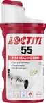 LOCTITE 55 Pipe Thread Sealant, Non Curing Thread Sealant for Plumbing Pipes and Fittings, Reliable Fast Action Pipe Sealant for Metal and Plastic, 160m