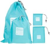 WINOMO 4Pcs Nylon Drawstring Bag, D