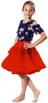 Malco Modes Little Betty Petticoats for Hoop Skirt | Large Red Petticoat for Tutu Flower Dress