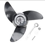 Propeller Plastic Thicken Boat 3-Blades Outboard Motor Propeller Trolling Motors Mount Accessories