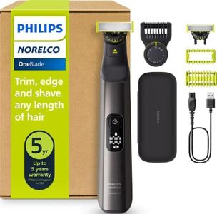 Philips Norelco OneBlade Pro 360 Face + Body Trimmer + Shaver, Travel Case
