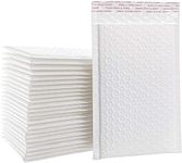 40 pcs 16x22cm Bubble Mailers Wrap Envelopes Padded for Shipping Packaging White (16X22CM)