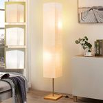 GyroVu 65" Floor Lamp for Living Room, 3 Way Dimmable Led Floor Lamp Column Floor Lamp Standing Lamp Corner Floor Lamp Modern Floor Lamp for Bedroom, Office& Living Room(Bulbs Included)