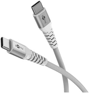 Goobay Supersoft USB-C to USB-C (v2.0) Cable 3m - White