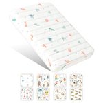 Moonlight Family Noiseless Pack n Play Mattress, 38”x26” Portable Pack and Play Mattresses, Odorless & Steady Playard Mattress fits ONLY Playpens (28.5 * 39.5"), Bear