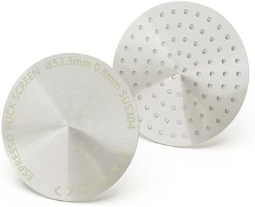 KYONANO 53.3mm Espresso Puck Screen - Espresso Accessories - Reusable Metal Coffee Filters - Compatible with Most 54mm Portafilters/Filter Baskets
