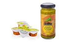 DELICASIA (SR's) MIXED VEG PICKLE 15gm CHOTU PACK (PACK OF 48) & GREEN CHILLI PICKLE 250 GM (COMBO OF 2). PORTION PACK. INDIAN FLAVOR. NO ARTIFICIAL COLOR AND FLAVORS. GLUTEN FREE. 77 YEARS OF TRUST