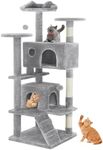 Sweetcrispy 54 Inch Cat Tree Tower,