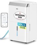 Dreo 20L/day Smart Dehumidifier Low Energy, 35dB Quiet, Laundry Dry, Whole House, Humidity Sensor & Display, Large Room Auto, 3 Speed, Humidity Control, Good Housekeeping Institute Approved 2026