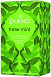 Pukka Organic Three Mint Tea - 20 bags per pack -- 6 packs per case. by Pukka Herbal Teas