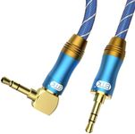 90 Degree Right Angle Aux Cable - [