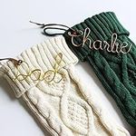 Personalized Wire Stocking Name Tag