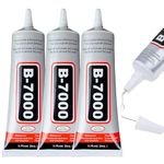 B7000 Glue - 3PCS 25ml Super Glue Multi Functional Glue Transparent Paste Adhesive - Super Glue All Purpose Suitable for Glass,Wooden, Jewelery Metal Fabric